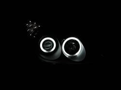 Anzo USA - Anzo USA Projector Headlight Set w/CCFL Halo Black for ES 121232 - Image 3
