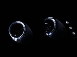 Anzo USA - Anzo USA Projector Headlights w/LED Halo Black for Mitsubishi Eclipse 121365 - Image 2