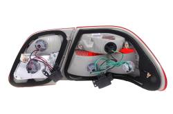 Anzo USA - Anzo USA 221207 Chrome Euro Taillight Set Red/Smoke Lens for 96-02 E-Class - Image 2