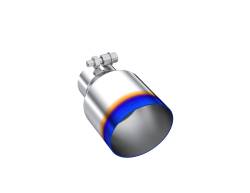 MBRP Exhaust - MBRP Exhaust T5176BE 2.5" Inlet Exhaust Tip T304 Stainless Steel Burnt End - Image 1