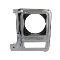 Auto Metal Direct - Auto Metal Direct X145-4079-2L LH Headlight Bezel Dark Gray for 79-80 Chevy/GMC - Image 1