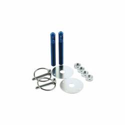 Allstar Performance - Allstar Performance ALL18502 Aluminum Hood Pin Kit Blue - Image 1