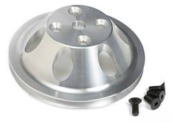 Trans-Dapt Performance - Trans-Dapt 9482 Water Pump Pulley 1Groove Long w/p Mach Alu. 69-85 Chevy 283-350 - Image 9