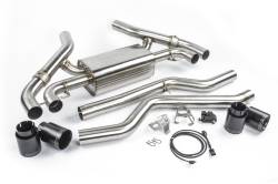 Dinan - Dinan D660-0085-BLK Axle-Back Exhaust for 20-24 BMW M340i/M440i - Image 1