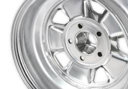 Scott Drake - Scott Drake C5ZZ 15X7 5x4.5 -6mm Black/Chrome C5ZZ-1007-CR - Image 5