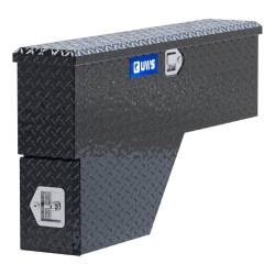 UWS - Gloss Black Aluminum 48" Passenger Wheel Well Tool Box LTL Shipping Only - Image 1