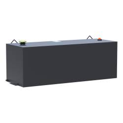 UWS - UWS ST-100-RT-MB Matte Black 100-Gallon Rectangle Steel Transfer Tank - Image 1