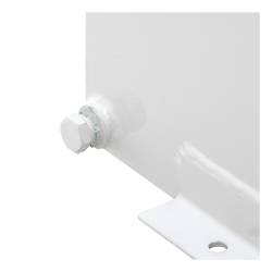 UWS - UWS ST-100HH-W White Hammerhead-Style 100-Gallon L-Shape Steel Transfer Tank - Image 4