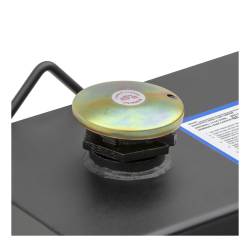 UWS - UWS ST-75-COMBO-MB Matte Black 75-Gallon Steel-Aluminum Combo Transfer Tank - Image 4