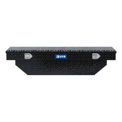 UWS - Gloss Black Aluminum 63" Angled Crossover Truck Tool Box LTL Shipping Only - Image 2