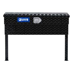 UWS - Gloss Black Aluminum 36" Truck Side Tool Box LTL Shipping Only - Image 2