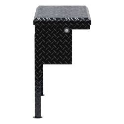 UWS - Gloss Black Aluminum 36" Truck Side Tool Box Low Profile LTL Shipping Only - Image 2