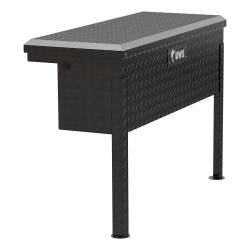 UWS - Gloss Black Aluminum 36" Truck Side Tool Box Low Profile LTL Shipping Only - Image 5