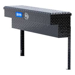 UWS - Gloss Black Aluminum 48" Truck Side Tool Box LTL Shipping Only - Image 1