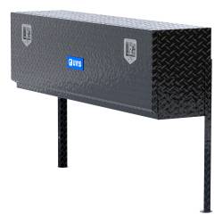 UWS - Gloss Black Aluminum 60" Single-Door Topside Truck Tool Box LTL Shipping Only - Image 1
