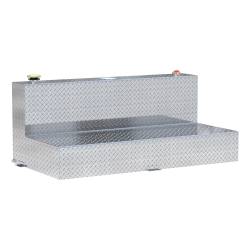 UWS - UWS TT-100-L-T-P 100-Gallon L-Shape Bright Aluminum Transfer Tank - Image 1