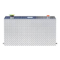 UWS - UWS TT-50-R-T-P 50-Gallon Rectangle Bright Aluminum Transfer Tank - Image 2