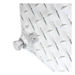 UWS - UWS TT-50-R-T-P 50-Gallon Rectangle Bright Aluminum Transfer Tank - Image 3