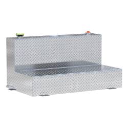 UWS - UWS TT-75-L-T-P 75-Gallon L-Shape Bright Aluminum Transfer Tank - Image 1