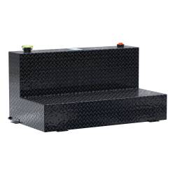 UWS - UWS TT-75-L-T-P-BLK Gloss Black 75-Gallon L-Shape Aluminum Transfer Tank - Image 1