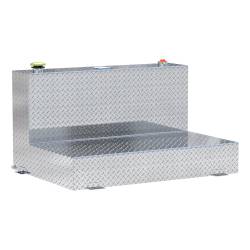 UWS - UWS TT-85-L-T-P 85-Gallon L-Shape Bright Aluminum Transfer Tank - Image 1