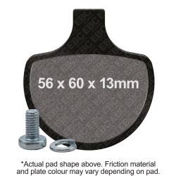 EBC Motorcycle Brakes - EBC Motorcycle Brakes FA94 Organic FA Series Pads - Image 1