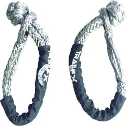 TrailFX - TrailFX WA043 7/16" Synthetic Rope 30K Lb Break Strgth/7500 Lb Work Cap Blac w/L - Image 1
