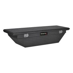 TrailFX - TrailFX 120633 Crossover Angled 63" Matte Black Alum Tool Box Single Lid - Image 1