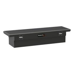 TrailFX - TrailFX 120693C Crossover Low Profile 69" Matte Black Alum Tool Box Single Lid - Image 1