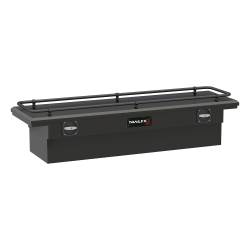 TrailFX - TrailFX 120693CR Crossover Low Profile 69" Matte Black Alum Tool Box Single Lid - Image 1
