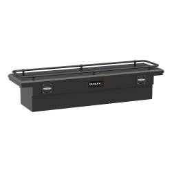 TrailFX - TrailFX 120723CR Crossover Low Profile 72" Matte Black Aluminum Tool Box w/Rail - Image 1