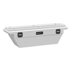 TrailFX - TrailFX 121691CR Lo-Pro Single Lid Crossover Bright Alum 69x19.25x17.5 w/Rail - Image 1