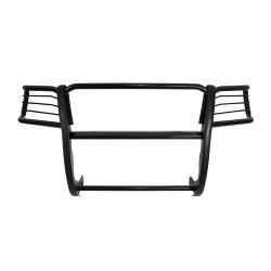 TrailFX - TrailFX E0003B Grille Guard 1Pc Gloss Black Steel 1.5" Dia w/Brush Guard - Image 1