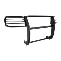 TrailFX - TrailFX E0003B Grille Guard 1Pc Gloss Black Steel 1.5" Dia w/Brush Guard - Image 2