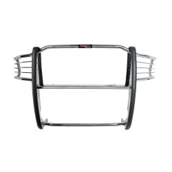 TrailFX - TrailFX E0011S Grille Guard 1-Piece Polished SS 1.5" Dia w/Brush Guard - Image 1