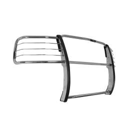 TrailFX - TrailFX E0033S Grille Guard 1-Piece Polished SS 1.5" Dia w/Brush Guard - Image 2