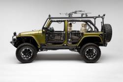 Body Armor 4x4 - Body Armor JK-6124-1 Cargo Roof Rack BOX 1 Black for 07-17 Wrangler JK 2/4Dr - Image 3