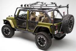 Body Armor 4x4 - Body Armor JK-6124-1 Cargo Roof Rack BOX 1 Black for 07-17 Wrangler JK 2/4Dr - Image 4