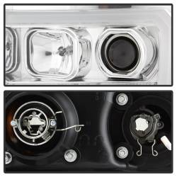 Spyder Auto - Spyder Auto 5083647 Light Bar Headlights Chrome/Clear for 07-13 GMC Sierra - Image 4