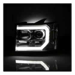 Spyder Auto - Spyder Auto 5083647 Light Bar Headlights Chrome/Clear for 07-13 GMC Sierra - Image 8