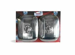 Steinjager - Steinjager Replacement Mirror Heads Chrome Pair for Wrangler JK J0046184 - Image 2