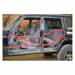 Steinjager - Steinjager Rear Tubular Trail Doors-Bare for Jeep XJ 4DR J0047855 - Image 3