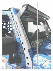Steinjager - Steinjager 50" Upper Windshield Light Bracket Kit-White for Jeep JK J0047372 - Image 1