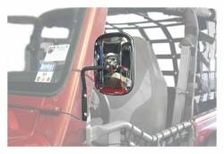Steinjager - Steinjager A-Pillar Mount Side Mirror Kit-Text Black for Wrangler TJ J0047291 - Image 1