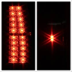 Spyder Auto - Spyder Auto 5002136 Black/Clear LED Taillights - Image 6