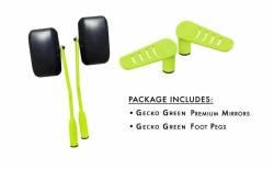 Steinjager - Steinjager Door Mirror/Foot Peg Set-Gecko Green for Jeep JK J0046531 - Image 1