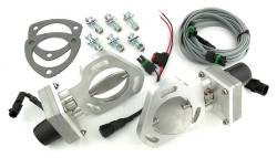 Pypes Performance Exhaust - Pypes HVE10 3" Dual Exhaust Electric Cutouts Natural Finish Kit Universal - Image 2