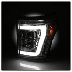 Spyder Auto - Spyder Auto 5084705 Light Bar Projector Headlights Chrome for 11-16 Super Duty - Image 6