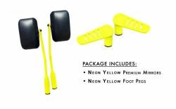 Steinjager - Steinjager Door Mirror/Foot Peg Set-Neon Yellow for Jeep JK J0046530 - Image 1