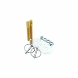 Allstar Performance - Allstar Performance ALL18503 Aluminum Hood Pin Kit Gold - Image 1